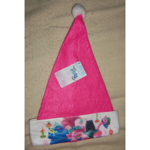 Christmas Santa Hat 4 Trolls on 16" Pink Dreamworks by RUZ